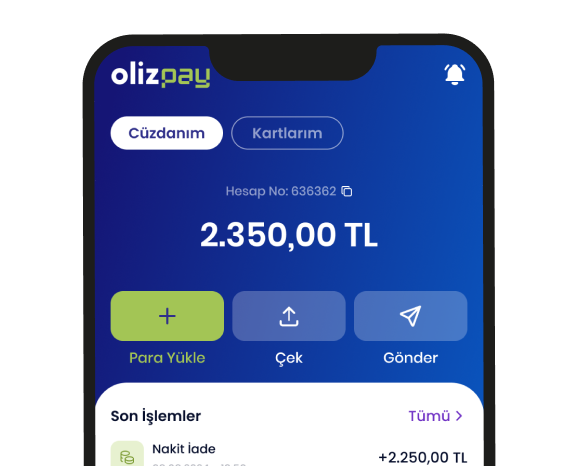 OlizPay uygulaması