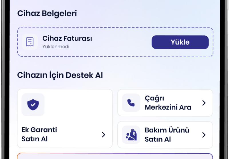 Güvence ve destek al